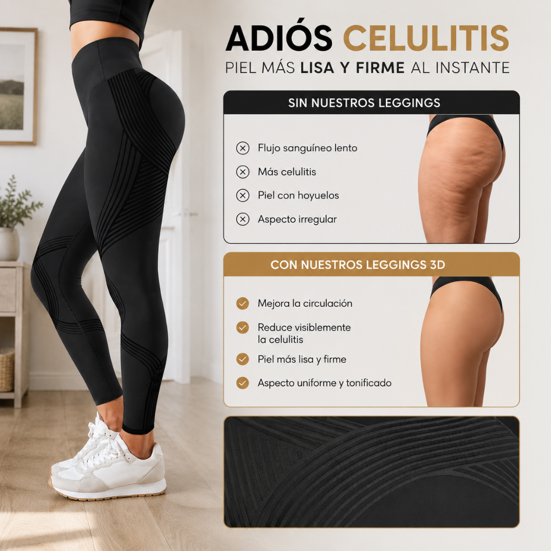 Leggings 3D Anticelulíticos y Moldeadores